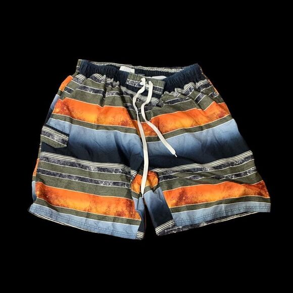 Nice MEN Kanu Surf Striped Board 4X Shorts - Picture 2 of 3